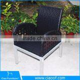 Hot Sell All Weather Outdoor Glass 6 Seater Dining Table Set Luxury thumbnail-4