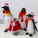Custom Made Resin Penguin Sculpture Christmas Display thumbnail-1
