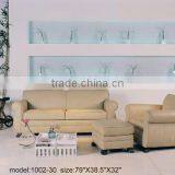 Chesterfield Sofa Set. Genuine Leather Sofa Set. American Modern Style Leather Sofa Set B48154 thumbnail-1