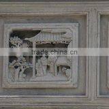 Natural Marble Wall Relief With Figure And Tree Design thumbnail-1
