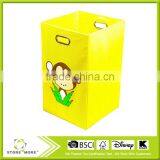 Folding Laundry Bin, Light Pink Butterfly thumbnail-2