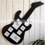 Custom Handmade Guitar Shaped Wood Collage Photo Frame Wholesale thumbnail-4
