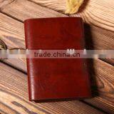 Cy280 11*8cm Retro Fashion Leather Leaves Men's Women's Creative Tying Card Pack Card Holders thumbnail-5