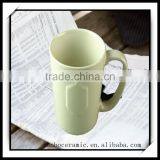 Stoneware Matt Black Color Ceramic Mug /embossed Logo Print /350 ml / 12 Oz Matte Black Coffee Mug thumbnail-4