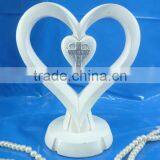 Heart Shape With Cross Cake Decoration Cake Topper Wedding Souvenirs thumbnail-1