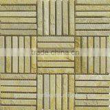 High Quality Yellow Mosaic Slate Tiles For Bathroom/Flooring/Wall Etc & Mosaic Tiles On Sale With Low Price thumbnail-1