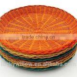 Vintage Wicker Paper Plate Holder thumbnail-1