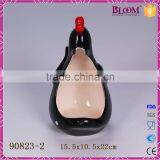 Black Rooster Ceramic Toilet Brush Holder thumbnail-2