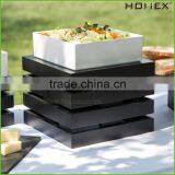 Bamboo Food Display Crate Riser Black Storage Box Homex BSCI/Factory thumbnail-3
