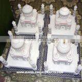 Home Decorative White Marble Taj Mahal Replica thumbnail-1