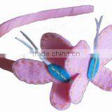 on Express Hot Sale New Products Handmade Eco Friendly Fabric Decoration Felt Flower Garland Headband Made in China thumbnail-1