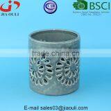 BSCI Audit Factory Home Decor Ceramic Candle Holders, Hurricane Candleholder thumbnail-4