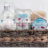5 PCS BATH SET W/SEAGRASS BASKET thumbnail-1