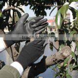 NMSAFETY PU Gloves Black Nylon Liner PU Gloves/wroking Gloves Strong Abrasion Performance thumbnail-1