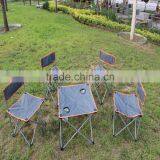 Wholesale Cheap Price Portable Armless Folding Camp Table Chair Set thumbnail-1