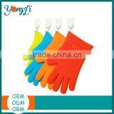 High Quality Food Grade BBQ Gloves Silicone Dots Oven Gloves thumbnail-1