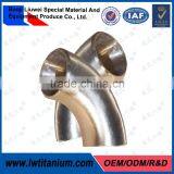 High Quality 45/90/180 Degree Gr1 Gr2 Pure Titanium Elbows thumbnail-1