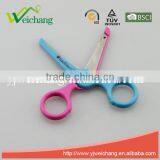 WCSC117 Premium Novelty Wholesale Soft Handle Colorful School Children Plastic Scissors Funny Shape thumbnail-2