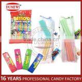 100PCS Bag Pack Assorted Fruit Sweet Sticker Tattoo Bubble Gum thumbnail-1