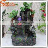 Good Product Artificial Fountain Wholesale Indoor Artificial Waterfall Fountain Fake Water Fountain Price thumbnail-2