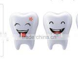 Single Tooth Shaped Plastic Toothbrush Holder thumbnail-1