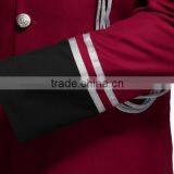 Bordeaux Red Design Security Guard Uniform, Marching Band Uniform thumbnail-3