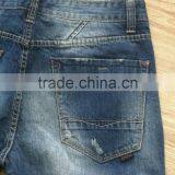 GZY Men's Basic Ripped Slim Fit Jeans Machine With Light Ripes Scratches For South Aerican Stock thumbnail-5