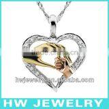 CZ 925 Sterling Silver Pendant thumbnail-1