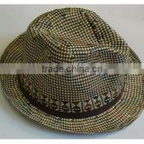 straw paper fedora hats