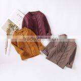 0-3 Years Wholesale 2017 New Fashion Winter Baby Girls Knitted Sweater Long Sleeve Criss Girls Sweater(pick Size Color) thumbnail-1