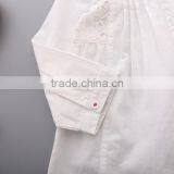 S33444W Casual New Baby Girls Blouse Cute White Vivi Collar Shirt Long Sleeve Blouse thumbnail-5