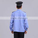 Good Quality Cheap Blue Hotel Guard Design Security Uniforms Wholesale Made in China thumbnail-2