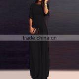 OEM Fashion Sellers Lounger Dresses New One Piece Maxi Long Evening Dress for Fat Women thumbnail-3