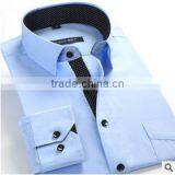 Latest Shirt Designs for Men Long Sleeve Formal Shirt Uniform Business Korean Men Anti-wrinkle T-shirt thumbnail-5