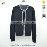 Open Chest Wool Cardigan Sweater Design For Women thumbnail-1
