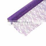 Purple Glitter 48cm1Roll Organza Jewelry Gift Flower Wrapping thumbnail-1