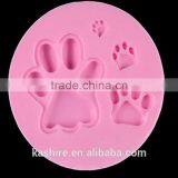 2015 Best Selling Paws Shape Silicone Chocolate Mould,soap Mold,diy Cake Mould thumbnail-2
