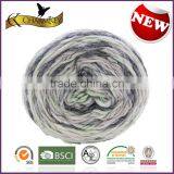 Charmkey Baby Yarn Wool Bamboo Blended Yarn Natural Fiber Melange Yarn thumbnail-2