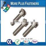 Made in Taiwan Passivated Stainless Steel Slotted Recess Fillister Head Machine Screw thumbnail-4