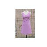 JA002 Bridesmaid Dress // Purple Bridesmaid Dress //Strapless Bridesmaid Dress thumbnail-1