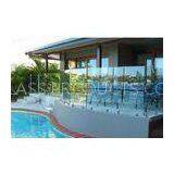 Frameless No Holes Pool Fencing Glass Panel Heat Soaked Toughened
