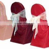 Wedding Lamour Satin Chair Cover Banquet Quality Satin Chair Cover