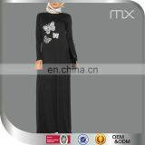 2016 Popular Women Gender And Middle East Ethnic Region Abaya Islamic Clothing With Paillette Butterfly Fleeces thumbnail-1