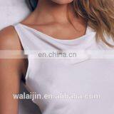 High Quality Sleeveless Back Deep v Neck Silk Maxi Dress Style thumbnail-5