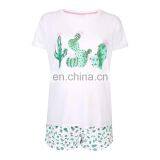 Latest Fashion Designs Wholesale Custom Printing Cotton Women t Shirt thumbnail-1