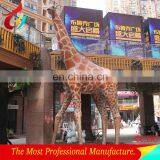 Playground Lifelike Fiberglass Giraffe Sculpture thumbnail-2