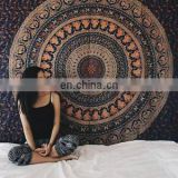 Indian Tapestry Wall Hanging Hippie Elephant Mandala Bedsheet Throw Blanket bedspread Tapestry Queen Wall picnic Decor Wholesale