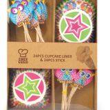 Glitter Cupcake Toppers Cake Decorations Party Supplies Cupcake Kit thumbnail-4