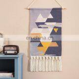 Indoor Home Decor Custom Made Cotton Woven Geometric Printing Pattern Wall Hanging Tapestry thumbnail-5