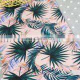 Wholesale Banana Green Leaf Pattern Custom Dining Table Runner for Party/Banquet Table Family Decoration thumbnail-3